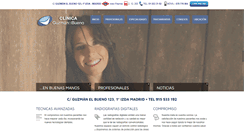 Desktop Screenshot of clinicaguzmanelbueno.com